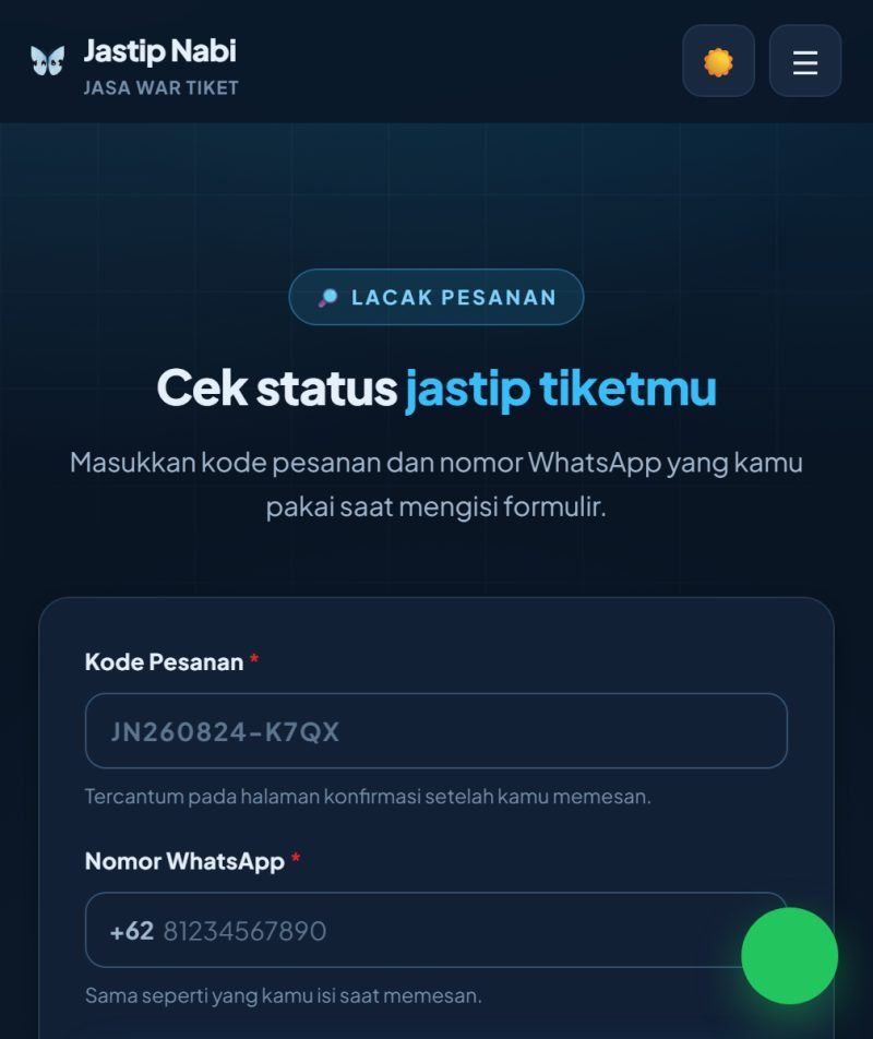 Langkah 7: Pantau status pesanan