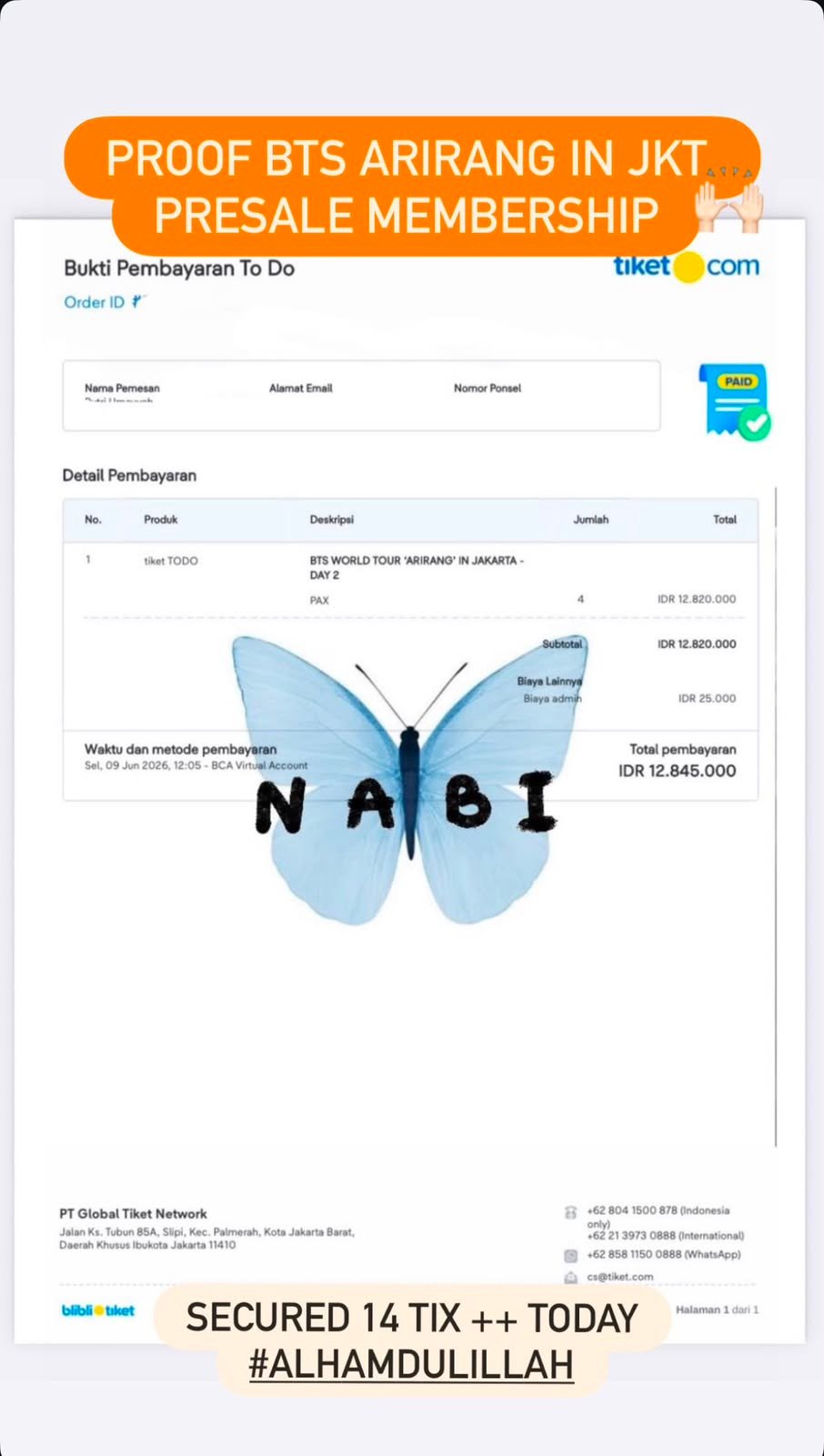 Bukti testimoni SECURED - BTS